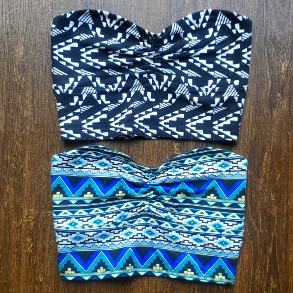 🖤💙2 CROP TOPS💙🖤